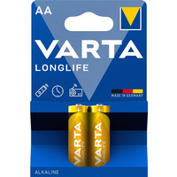 VARTA Батарейка LONGLIFE AA BLI 2 ALKALINE