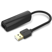 Перехідник USB 2.0 --> Ethernet RJ45 100 Mb чорний Vention