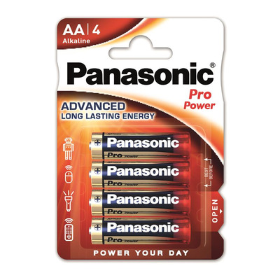 Батарейка Panasonic PRO POWER лужна AA блістер, 4 шт.