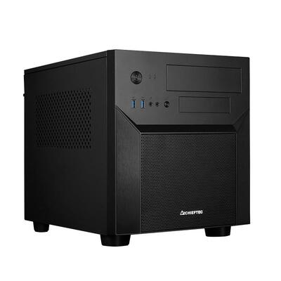 Корпус CHIEFTEC Pro Cube CI-02B, без БП, 2xUSB3.1, VGA 320мм, mATX, черный