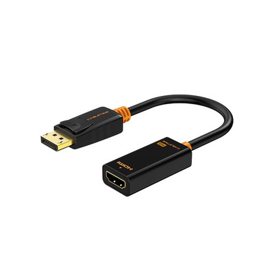 Переходник Сabletime DisplayPort – HDMI V 2.0 (M/F), 0.2 м, (1920*1080p)/60HZ, Black (CP22B)