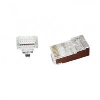 Коннектор RJ 45 Cablexpert (LC-PTF-01/50) экранированный, с золоченными контактами, 50 шт/уп