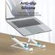 Підставка для ноутбука Laptop X-type Stand White ABS 83-170мм Vention