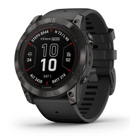 Смарт-часы Garmin Fenix 7X Pro Sapphire Solar Carbon Gray DLC Titanium with Black Band (010-02778-54)