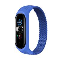 Ремешок BeCover Elastic Nylon Style для Xiaomi Mi Smart Band 5/Mi Smart Band 6 Size M Deep Blue (706149)