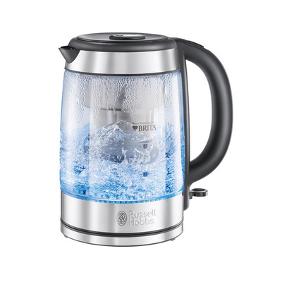 Електрочайник Russell Hobbs Clarity 1л, скло, чорний