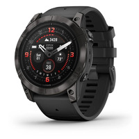 Смарт-часы Garmin Epix Pro Gen 2 51mm Sapphire Carbon Gray DLC Titanium with Black Silicone (010-02804-53)