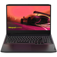 Ноутбук LENOVO IdeaPad Gaming 3 15.6" FHD IPS 144Hz/R5-5500H/16/512SSD/RTX2050 4GB/DOS/Black