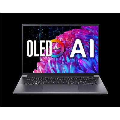 Ноутбук Acer Swift X SFX14-72G 14.5" 2.8K OLED, Intel U7-155H, 32GB, F1TB, NVD4060-8, Win11, серый