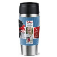 Термочашка Tefal Travel Mug Classic Twist, 360мл, нержавіюча сталь, балакитний