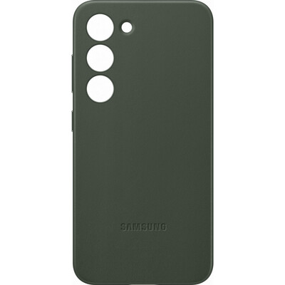 Чехол Leather Original Case Samsung S24 Dark Green