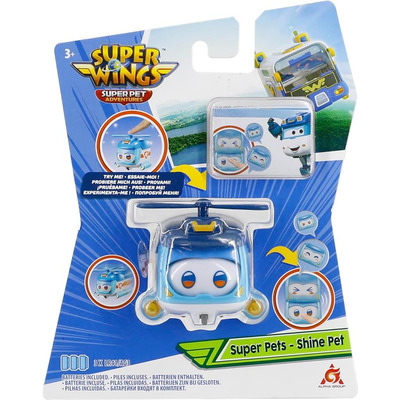 Ігрова фігурка Super Wings Super Pet Шайн улюбленець (Shine pet), світло