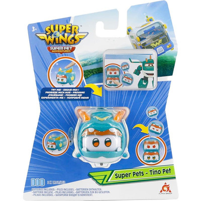 Ігрова фігурка Super Wings Super Pet Тіно улюбленець (Tino pet), світло