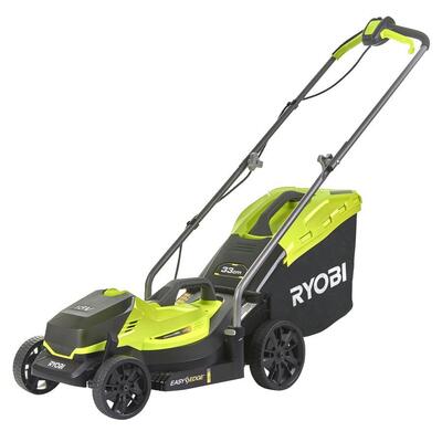 Газонокосарка акумуляторна Ryobi OLM1833B, ONE+ 18В, 33см, 35л, 25-65мм, 8.1кг (без АКБ та ЗП)