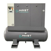 Винтовой компрессор Mast LZN-10 COMBO inverter (Осушитель + ресивер 300 л)