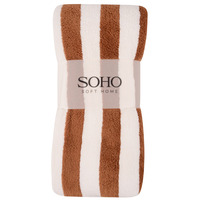 Текстиль банний SOHO Рушник 50*70 см, мікроф. Stripe Cofee