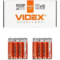 Батарейка Videx Super Heavy Duty Shrink AAA/R3 60шт