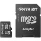 Карта пам`яті  MicroSDHC  32GB UHS-I Class 10 Patriot LX + SD-adapter (PSF32GMCSDHC10)