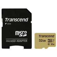 Картка пам'ятi TRANSCEND microSDHC 500S 32GB UHS-I U3 + ad