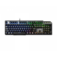 Клавіатура механічна MSI Vigor GK50 ELITE BW 104key, Kailh White, USB-A, EN/UKR/RU, RGB, білий