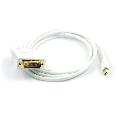 Кабель Mini DisplayPort M - DVI 25 M 1.8м білий