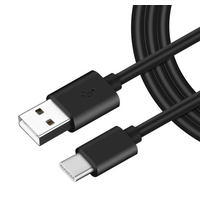 Кабель USB AM-Type-C M, 2.0м, чорний