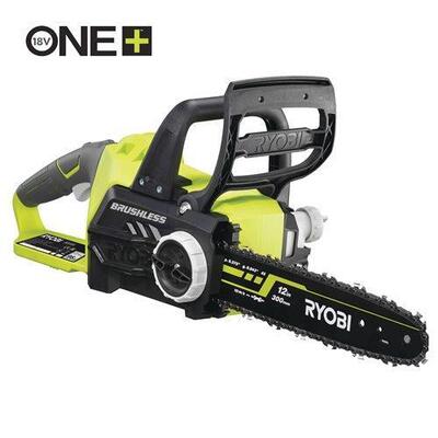 Пила ланцюгова акумуляторна Ryobi RCS1830-140B, 18В ONE+, акб 1х4Аг, шина 30см, безщіткова, 3.9кг