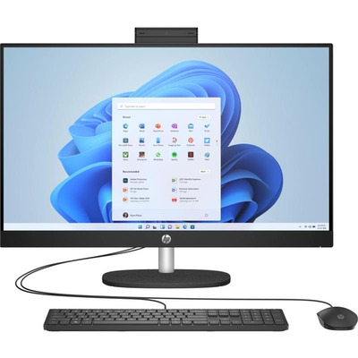 Комп'ютер персональний моноблок HP All-in-One 27" FHD IPS AG, AMD R3-7320U, 8GB, F512GB, UMA, WiFi, кл+м, DOS, чорний