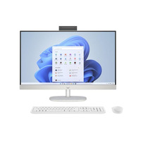 Комп'ютер персональний моноблок HP All-in-One 27" FHD IPS AG, Intel i3-N300, 8GB, F512GB, UMA, WiFi, кл+м, DOS, білий