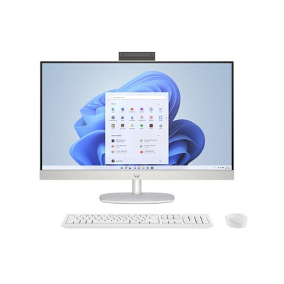 Комп'ютер персональний моноблок HP All-in-One 27" FHD IPS AG, Intel i3-N300, 8GB, F512GB, UMA, WiFi, кл+м, DOS, білий