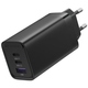 Зарядний пристрій 3xUSB 65W (2xUSB-C+USB-A) PD3.0+QC4.0 чорний Vention