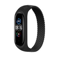 Ремешок BeCover Elastic Nylon Style для Xiaomi Mi Smart Band 5/Mi Smart Band 6 Size S Black (706145)