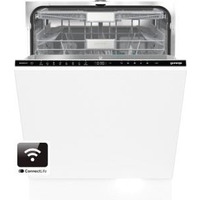 Посудомийна машина Gorenje вбудовувана, 16компл, інверторн, A+++, 60см, TotalDry, Wi-Fi, 3 кошики, білий