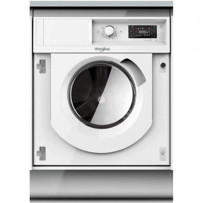 Стиральная машина Whirlpool встроенная фронтальная, 7кг, 1400, A+++, 60см, дисплей, пара, инвертор, белый