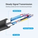 Кабель USB 3.1 Type-C M - HDMI M, 1.5m v.2.0 4K 60Hz USB Power Supply чорний Vention