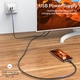 Кабель USB 3.1 Type-C M - HDMI M, 1.5m v.2.0 4K 60Hz USB Power Supply чорний Vention