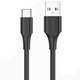 Кабель USB 2.0 AM-Type-C M, 0.5 м, 3.0A, (18W) PVC чорний Vention