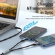 Кабель USB 2.0 AM - 2хType-C M, 1.0 м Y-Splitter Charging Cable 2.4А 480Mbps Aluminum Alloy Vention