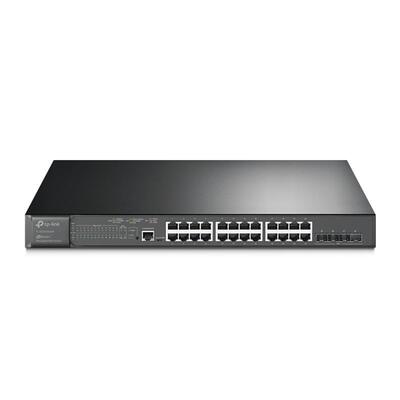 Комутатор TP-LINK SG3428XMP 24xGE (24xPoE), 4xSFP+, 384Вт, Керований L2