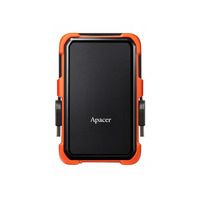 Зовнішній жорсткий диск 2.5" USB 2.0TB Apacer AC630 Black/Orange (AP2TBAC630T-1)