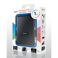 Зовнішній жорсткий диск 2.5" USB 1.0TB Apacer Apacer AC631 Black/Blue (AP1TBAC631U-1)