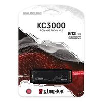 Накопитель SSD  512GB Kingston KC3000 M.2 2280 PCIe 4.0 x4 NVMe 3D TLC (SKC3000S/512G)