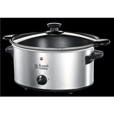 Повільноварка Russell Hobbs Cook&Home, 160Вт, чаша-3.5л, механічне керув., метал/пластик, чорний