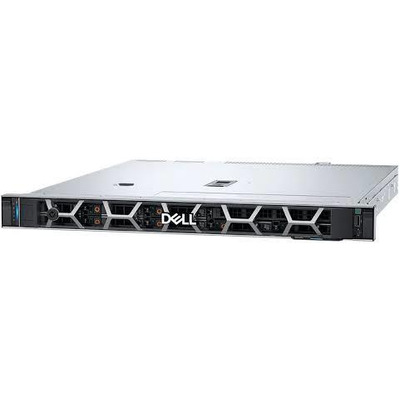 Сервер Dell PowerEdge R360, E-2468 2.6GHz/8-core/1P, 32GB UDIMM, no HDD, 8SFF, PERC H755, RPS 600W, 1U, iDRAC9 Ent, 3Y Warranty