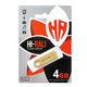 Флеш-накопитель USB 4GB Hi-Rali Shuttle Series Gold (HI-4GBSHGD)