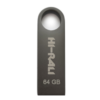 Флеш-накопитель USB 64GB Hi-Rali Shuttle Series Black (HI-64GBSHBK)