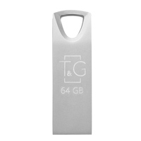 Флэш-накопитель USB 64GB T&G 117 Metal Series Silver (TG117SL-64G)