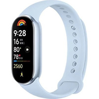 Фитнес-браслет Xiaomi Mi Smart Band 9 Arctic Blue (BHR8346GL); 1.62" (490x192) AMOLED сенсорный / Bluetooth 5.4 / 5 ATM / 233 мАч / 46.53 x 21.63 x 10.95 мм, 27.4 г / голубой