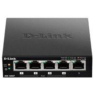 Комутатор D-Link DES-1005P 5xFE PoE (4x PoE, 1x Uplink, 60W)