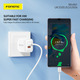 Сетевое зарядное устройство Foneng PD30W (1xUSB, 1xType-C) White (EU52-CH)